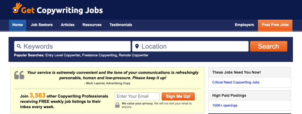 copywriting jobs - get copywriting jobs