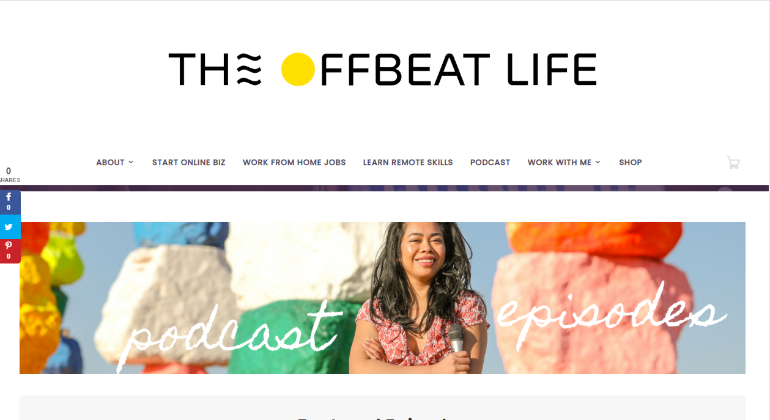 podcasts for freelancers- The Offbeat Life