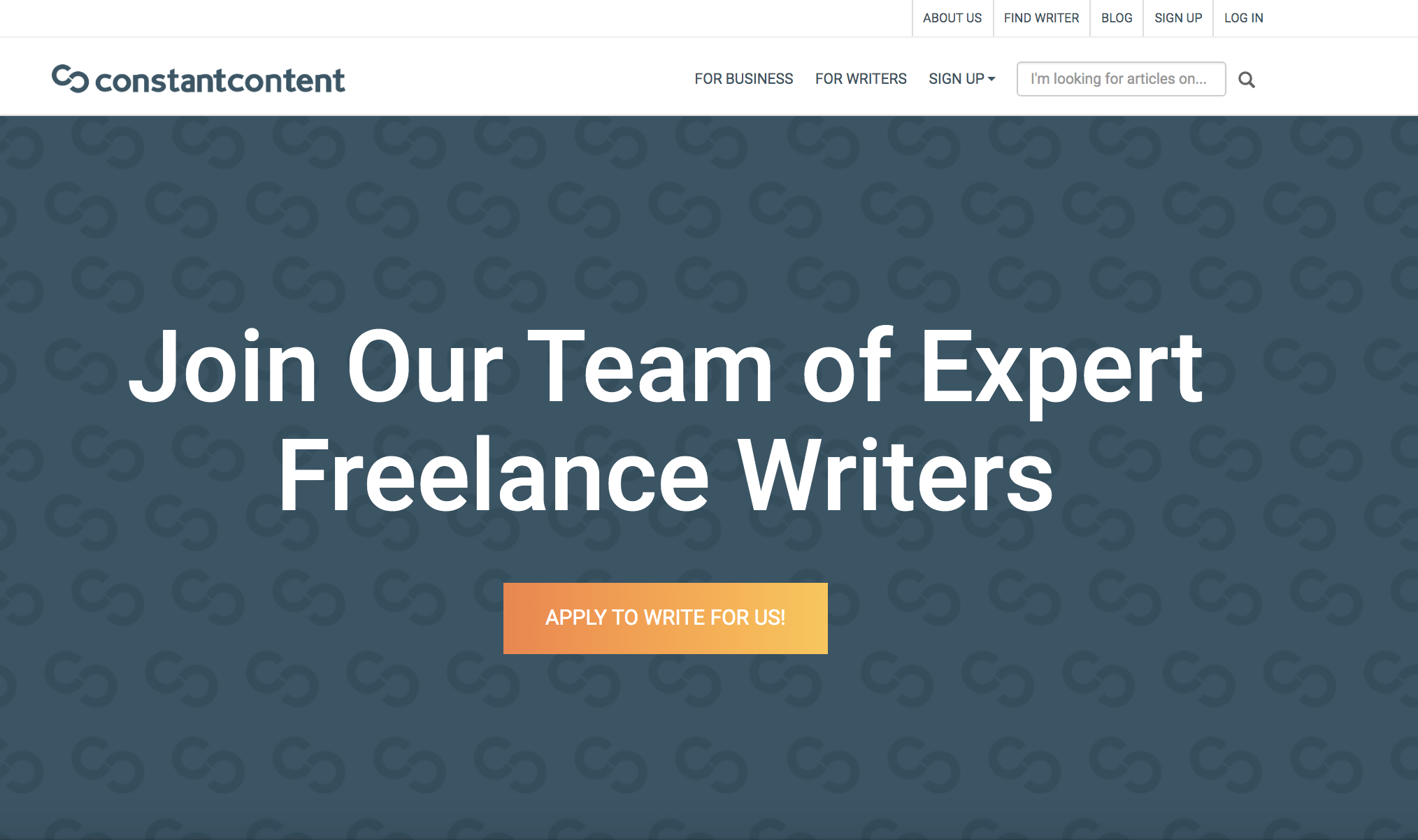 writing jobs sites - constant content