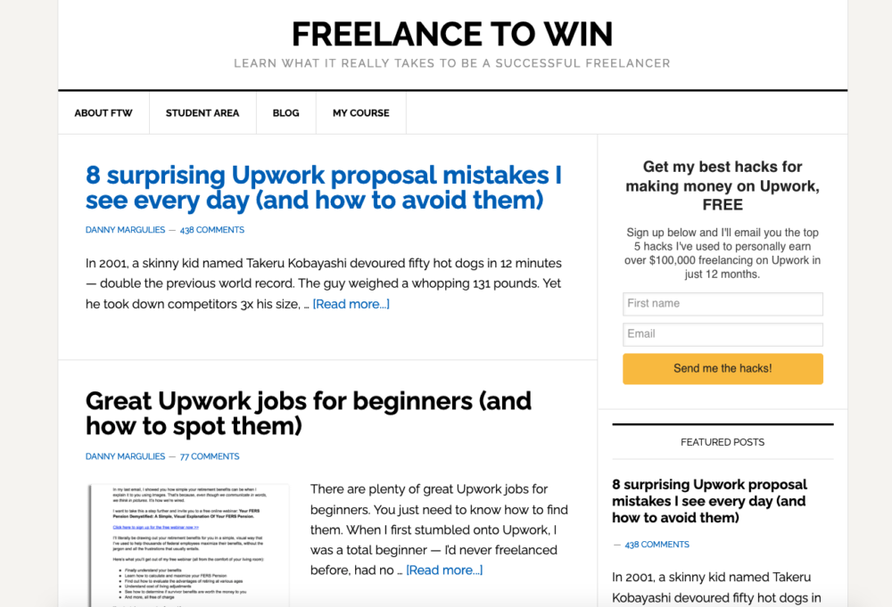 freelance blogs - freelancer to win