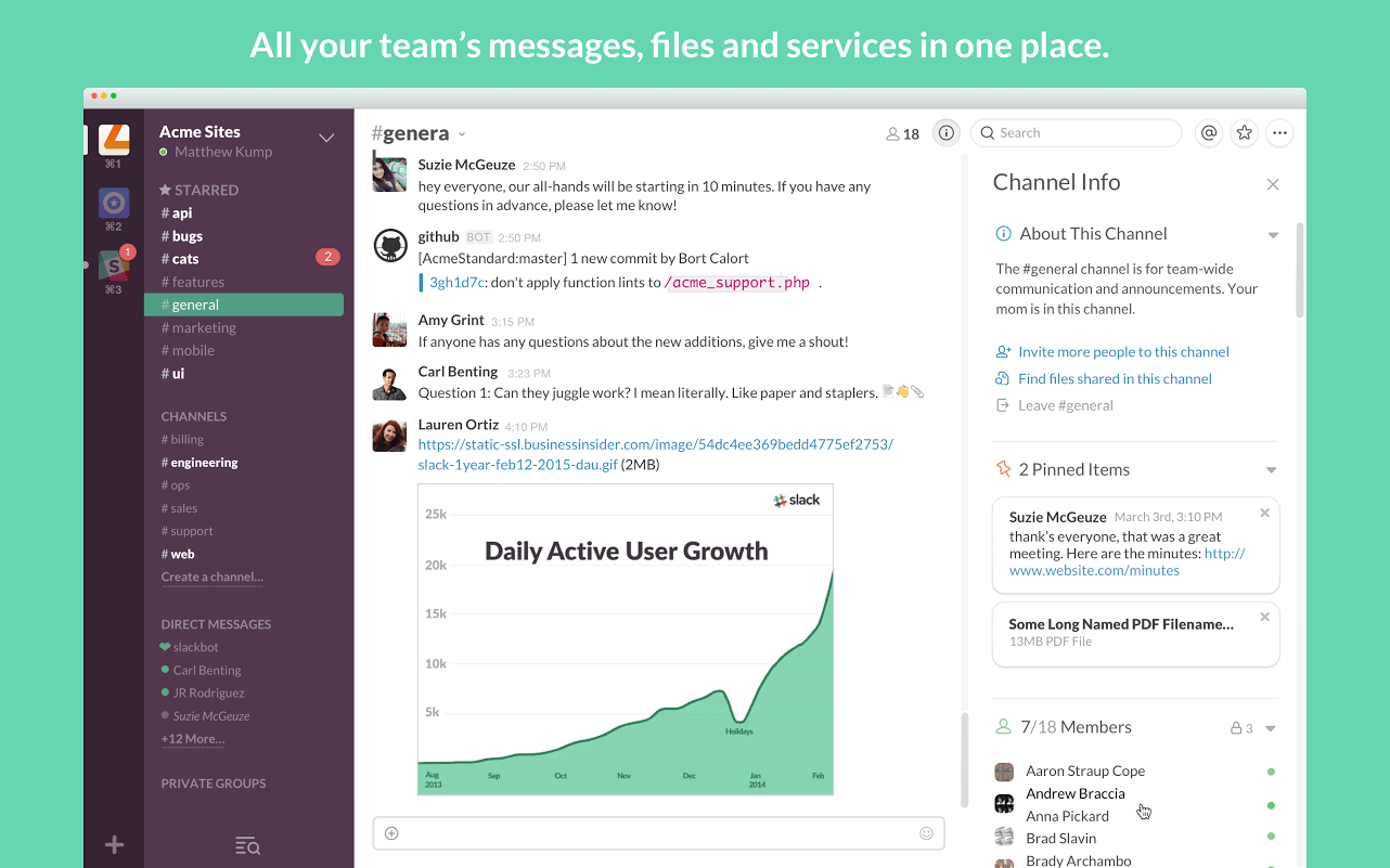 remote work software - slack